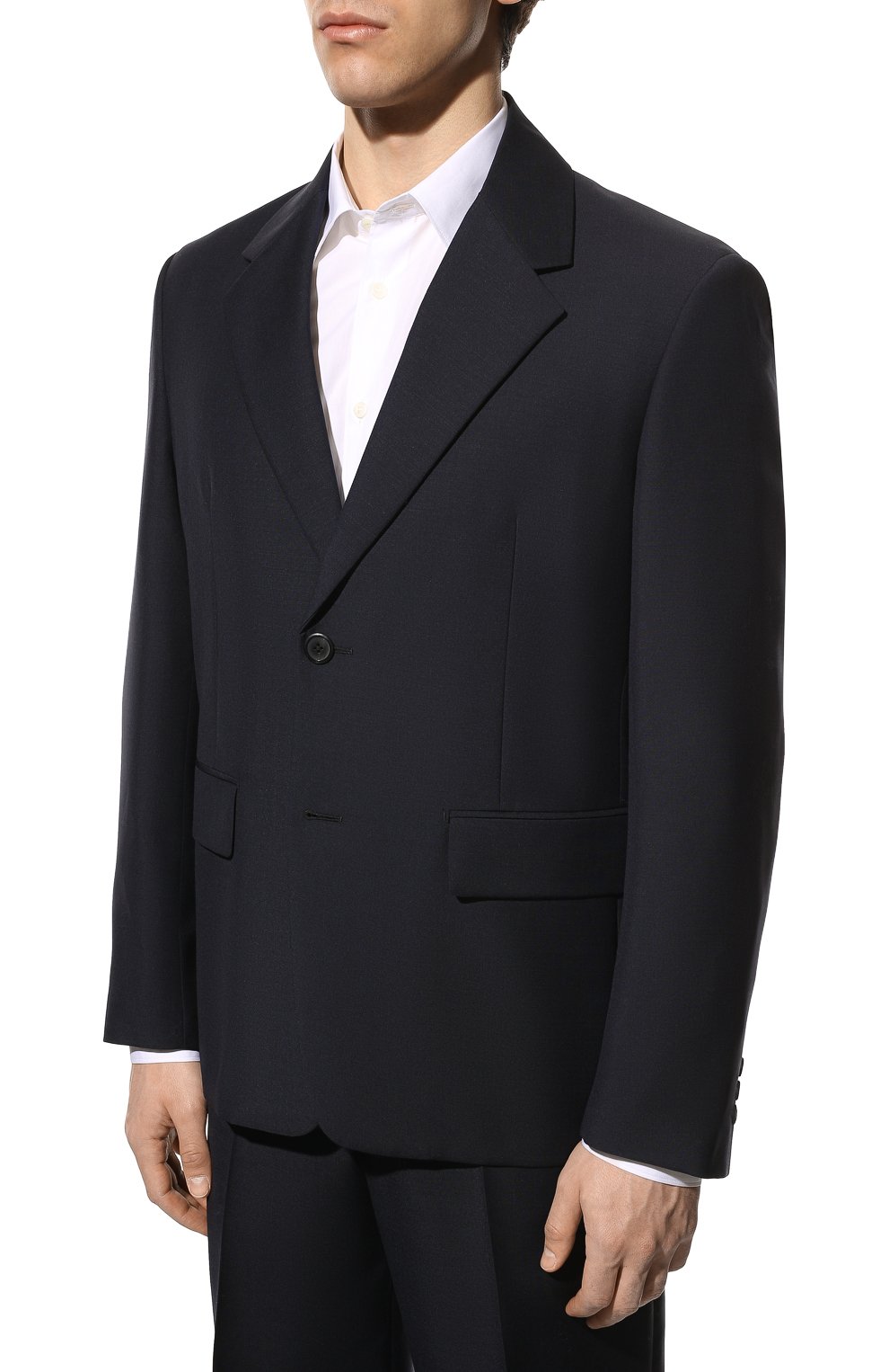 Шерстяной пиджак Prada UGM169-1P3Z-F0008-221 Фото 3