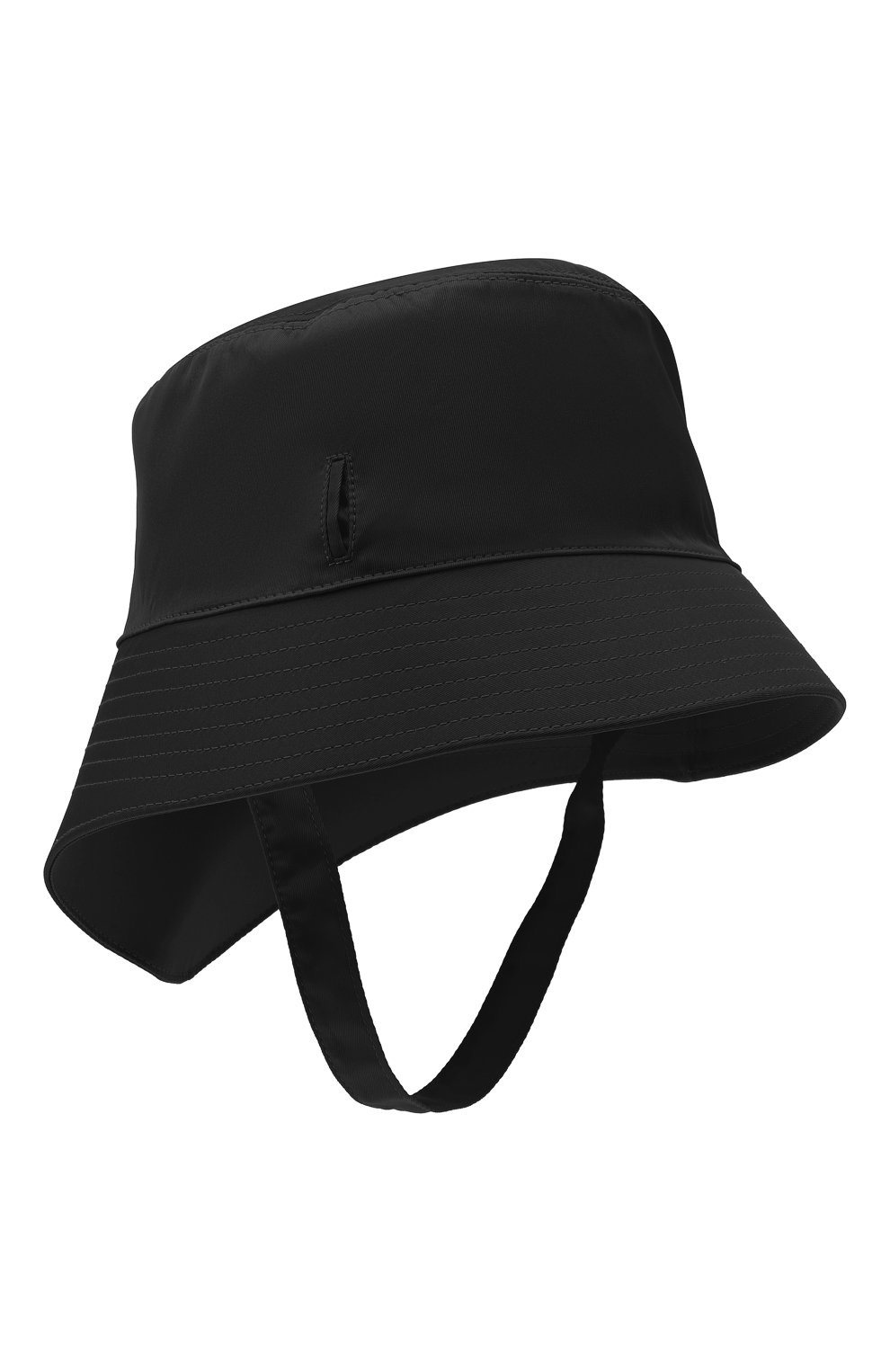 Мужская панама PRADA черного цвета, арт. 2HC282-2DMI-F0002 | Фото 1 (Материал: Текстиль, Синтетический материал)