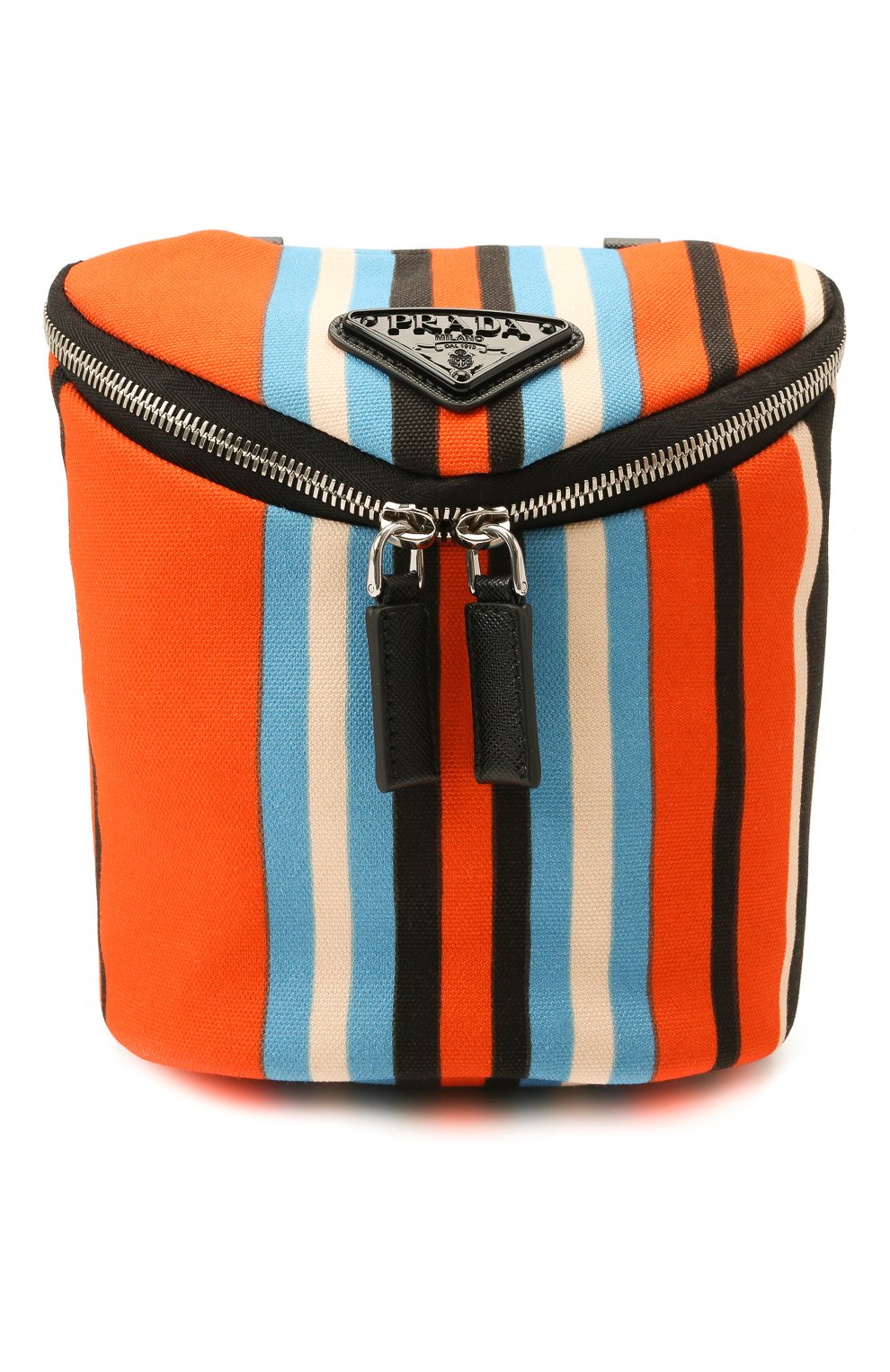 Мужская текстильная сумка PRADA разноцветного цвета, арт. 2VH147-2D0Z-F0049-OOO | Фото 1 (Размер: mini; Ремень/цепочка: На ремешке; Материал: Текстиль)