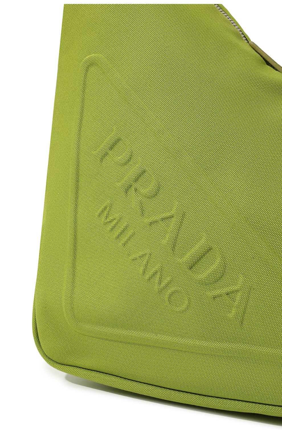 Мужская текстильная сумка PRADA зеленого цвета, арт. 2VY007-010-F0613-OLO | Фото 3 (Материал: Текстиль; Размер: large)