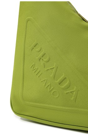 Мужская текстильная сумка PRADA зеленого цвета, арт. 2VY007-010-F0613-OLO | Фото 3 (Материал: Текстиль; Размер: large)
