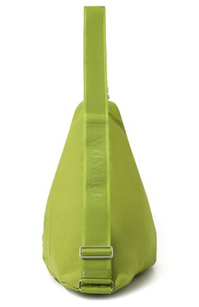 Мужская текстильная сумка PRADA зеленого цвета, арт. 2VY007-010-F0613-OLO | Фото 4 (Материал: Текстиль; Размер: large)