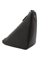 Мужская кожаная сумка PRADA черного цвета, арт. 2VH155-2FAD-F0002-OOO | Фото 4 (Размер: medium; Материал: Натуральная кожа; Ремень/цепочка: На ремешке)