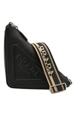 Мужская кожаная сумка PRADA черного цвета, арт. 2VH155-2FAD-F0002-OOO | Фото 6 (Размер: medium; Материал: Натуральная кожа; Ремень/цепочка: На ремешке)