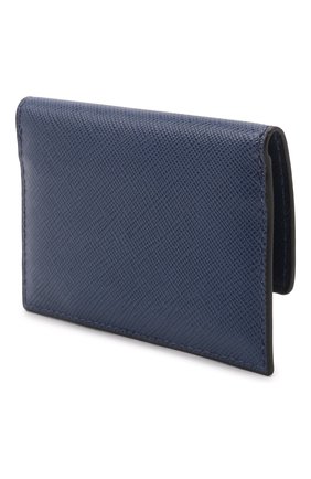 Мужской кожаный футляр для кредитных карт PRADA синего цвета, арт. 2MF028-QHH-F0016 | Фото 2 (Материал: Натуральная кожа)