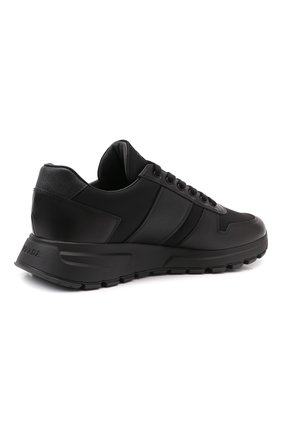 Мужские комбинированные кроссовки prax 1 PRADA черного цвета, арт. 4E3581-3LFR-F0002-G000 | Фото 5 (Материал внешний: Текстиль; Стили: Классический; Материал утеплителя: Без утеплителя)