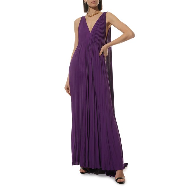 фото Шелковое платье valentino