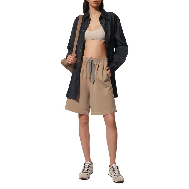 фото Хлопковые шорты brunello cucinelli
