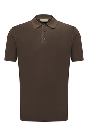 Мужское хлопковое поло CORNELIANI хаки цвета по цене 44350 руб., арт. 89M576-2125138/00 | Фото 1 Мужское хлопковое поло CORNELIANI хаки цвета, арт. 89M576-2125138/00 | Фото 1 (Материал внешний: Хлопок; Длина (для топов): Стандартные; Рукава: Короткие; Застежка: Пуговицы; Стили: Кэжуэл; Кросс-КТ: Трикотаж)