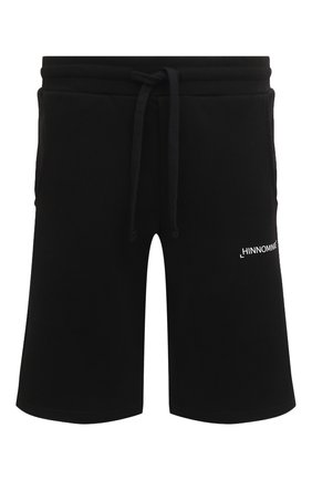 Мужские хлопковые шорты HINNOMINATE черного цвета по цене 12200 руб., арт. HUS2/HNM38SBE | Фото 1