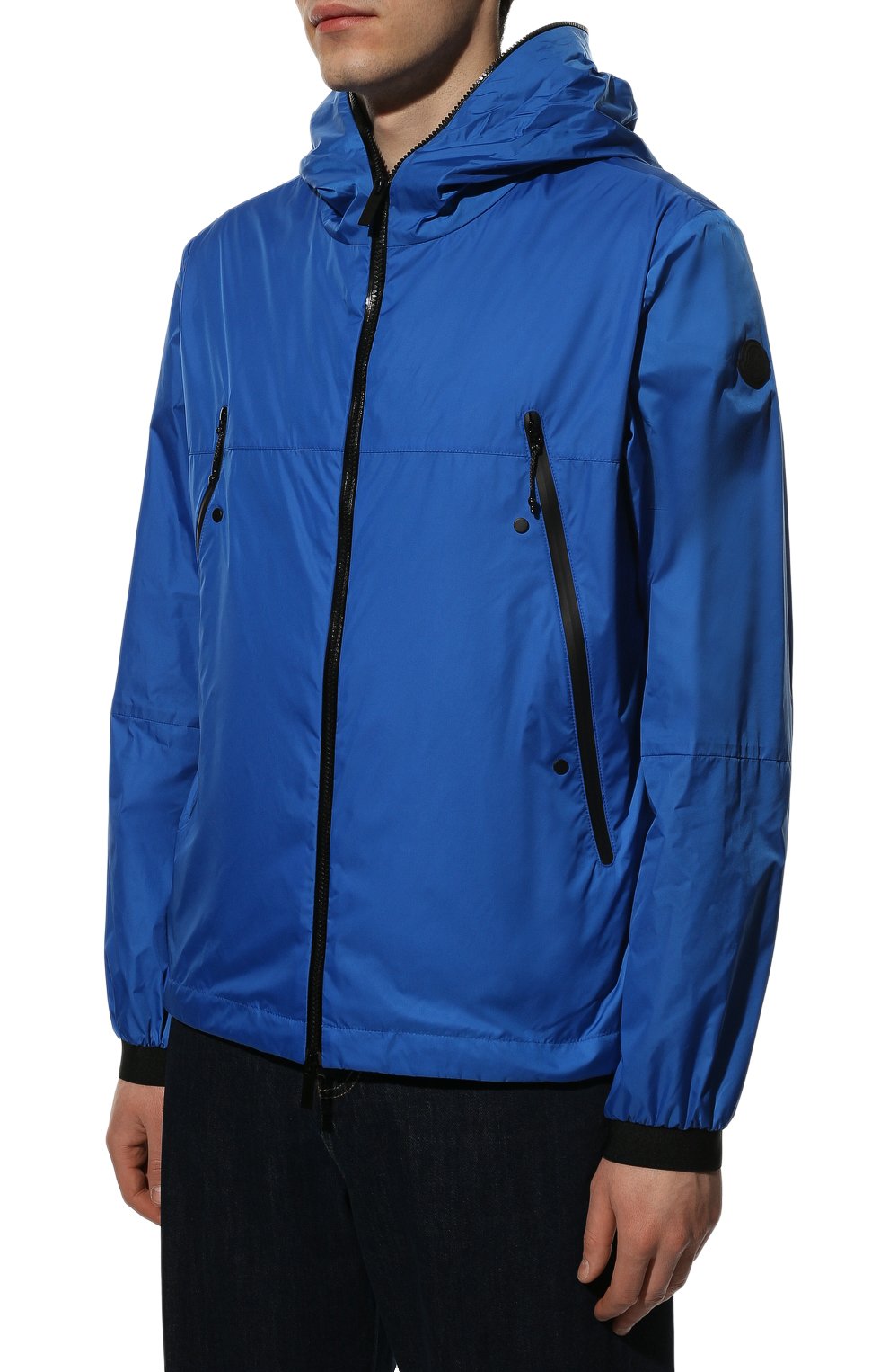 Мужская синяя куртка junichi MONCLER купить в интернет-магазине ЦУМ ...