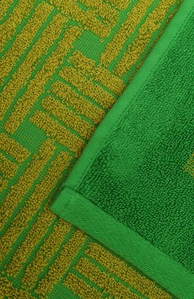 Мужские хлопковое полотенце BOTTEGA VENETA зеленого цвета, арт. 691982/V1MY0 | Фото 2 (Материал: Текстиль, Хлопок)