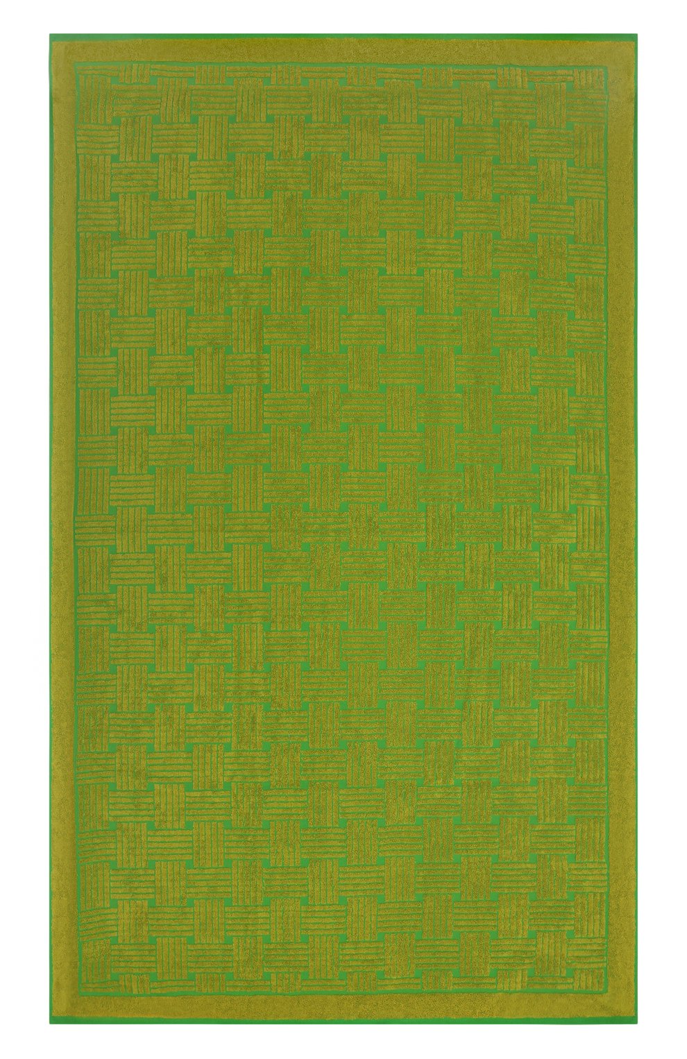 Мужские хлопковое полотенце BOTTEGA VENETA зеленого цвета, арт. 691982/V1MY0 | Фото 3 (Материал: Текстиль, Хлопок)