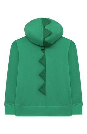 Детский хлопковая толстовка STELLA MCCARTNEY зеленого цвета по цене 13400 руб., арт. 8Q4MB0 | Фото 2 Детский хлопковая толстовка STELLA MCCARTNEY зеленого цвета, арт. 8Q4MB0 | Фото 2 (Материал внешний: Хлопок; Рукава: Длинные; Ростовка одежда: 9 лет | 134 см, 12 лет | 152 см, 3 года | 98 см, 4 года | 104 см, 5 лет | 110 см, 7 лет | 122 см)