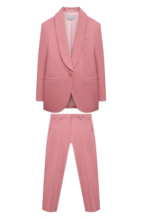 Детский хлопковый костюм STELLA MCCARTNEY розового цвета по цене 41450 руб., арт. 8Q3AL0 | Фото 1 Детский хлопковый костюм STELLA MCCARTNEY розового цвета, арт. 8Q3AL0 | Фото 1 (Материал внешний: Хлопок; Рукава: Длинные; Ростовка одежда: 9 лет | 134 см, 12 лет | 152 см, 13 - 15 лет | 158 см, 18 мес | 86 см, 24 мес | 92 см, 36 мес | 98 см, 4 года | 104 см, 5 лет | 110 см, 7 лет | 122 см)