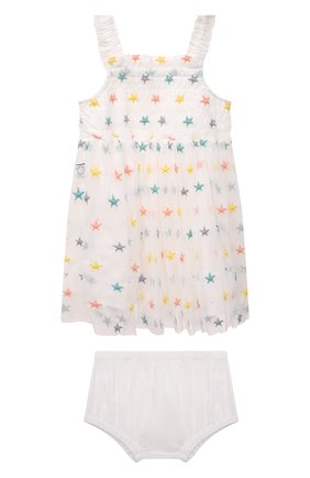 Женский комплект из платья и шорт STELLA MCCARTNEY белого цвета по цене 9990 руб., арт. 8Q1HT2 | Фото 1 Женский комплект из платья и шорт STELLA MCCARTNEY белого цвета, арт. 8Q1HT2 | Фото 1
