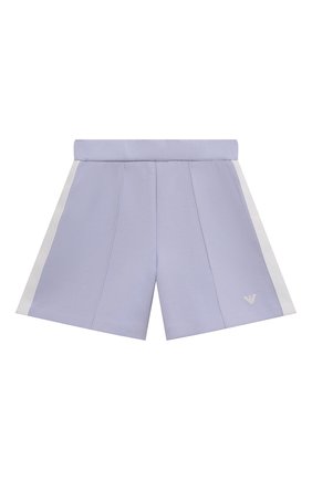 Детские хлопковые шорты EMPORIO ARMANI сиреневого цвета по цене 15450 руб., арт. 3L3S03/1JHSZ | Фото 1 Детские хлопковые шорты EMPORIO ARMANI сиреневого цвета, арт. 3L3S03/1JHSZ | Фото 1 (Материал внешний: Хлопок; Ростовка одежда: 10 - 11 лет | 140 - 146см, 13 - 15 лет | 158 см, 16 лет | 164 см, 4 года | 104 см, 5 лет | 110 см, 6 лет | 116 см, 7 лет | 122 см, 8 лет | 128 см)