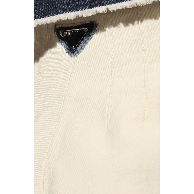 Джинсовые шорты Prada GFP477-10G1-F01CD-221 Фото 5