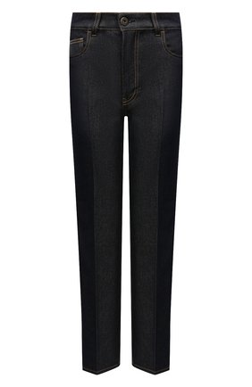 Женские джинсы PRADA темно-синего цвета по цене 83000 руб., арт. GFP457-1X0V-F0008-202 | Фото 1
