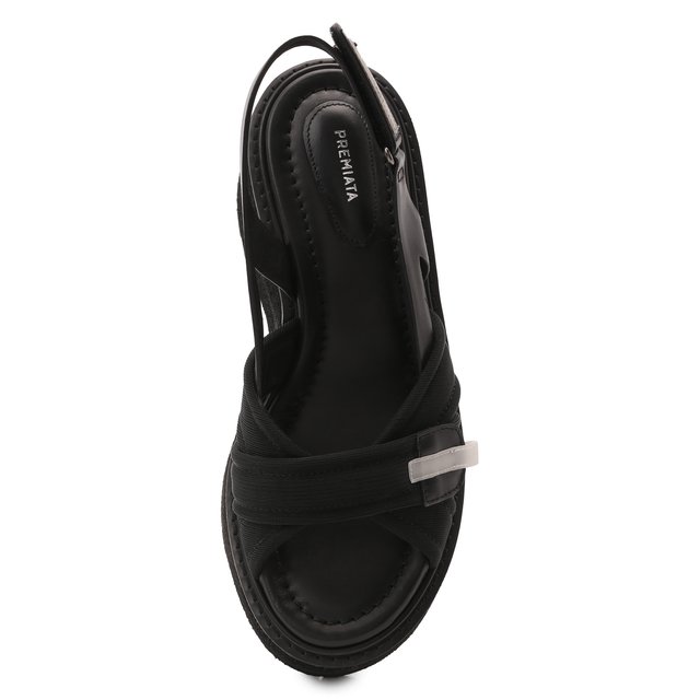 Комбинированные сандалии Premiata M6244/EGITT0/BUTTERFLY, цвет чёрный, размер 36 M6244/EGITT0/BUTTERFLY - фото 6