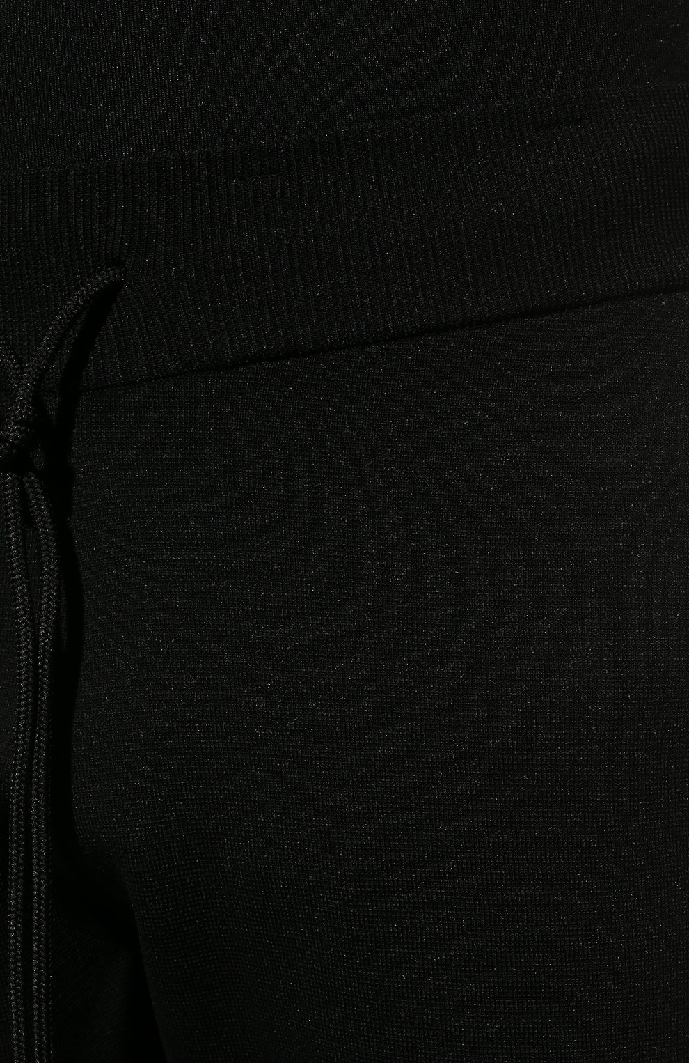Мужские брюки KAZUYUKI KUMAGAI черного цвета, арт. AK21-041 | Фото 5 (Длина (брюки, джинсы): Стандартные; Случай: Повседневный; Материал внешний: Синтетический материал; Стили: Минимализм)
