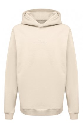Мужской хлопковое худи MAISON MARGIELA кремвого цвета по цене 71800 руб., арт. S50GU0191/S25550 | Фото 1 Мужской хлопковое худи MAISON MARGIELA кремвого цвета, арт. S50GU0191/S25550 | Фото 1 (Длина (для топов): Стандартные; Материал внешний: Хлопок; Рукава: Длинные; Мужское Кросс-КТ: Худи-одежда; Принт: Без принта; Стили: Спорт-шик, Минимализм)