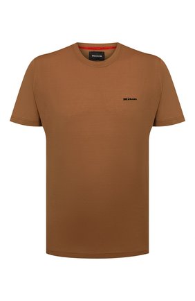 Мужская хлопковая футболка KITON темно-бежевого цвета по цене 61950 руб., арт. UK1274 | Фото 1 Мужская хлопковая футболка KITON темно-бежевого цвета, арт. UK1274 | Фото 1 (Рукава: Короткие; Длина (для топов): Стандартные; Материал внешний: Хлопок; Принт: Без принта; Стили: Кэжуэл)