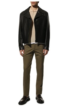 Мужские хлопковые брюки CORNELIANI хаки цвета по цене 31950 руб., арт. 895B05-2114517/02 | Фото 2 Мужские хлопковые брюки CORNELIANI хаки цвета, арт. 895B05-2114517/02 | Фото 2 (Длина (брюки, джинсы): Стандартные; Материал подклада: Вискоза; Материал внешний: Хлопок; Случай: Повседневный; Силуэт М (брюки): Чиносы; Стили: Милитари)