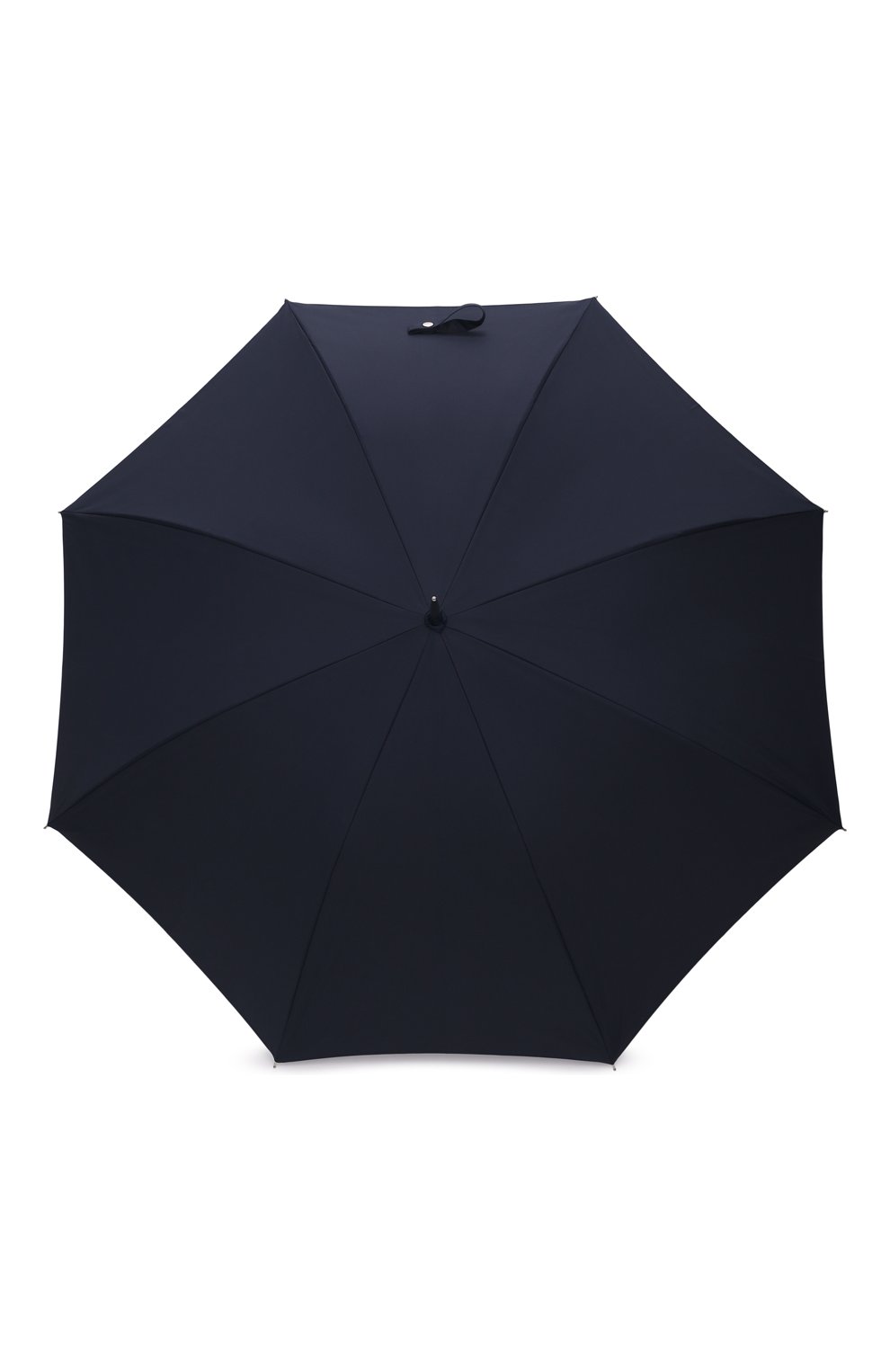 Женский зонт-трость LORO PIANA темно-синего цвета, арт. FAM1314 | Фото 1 (Материал: Текстиль, Металл)