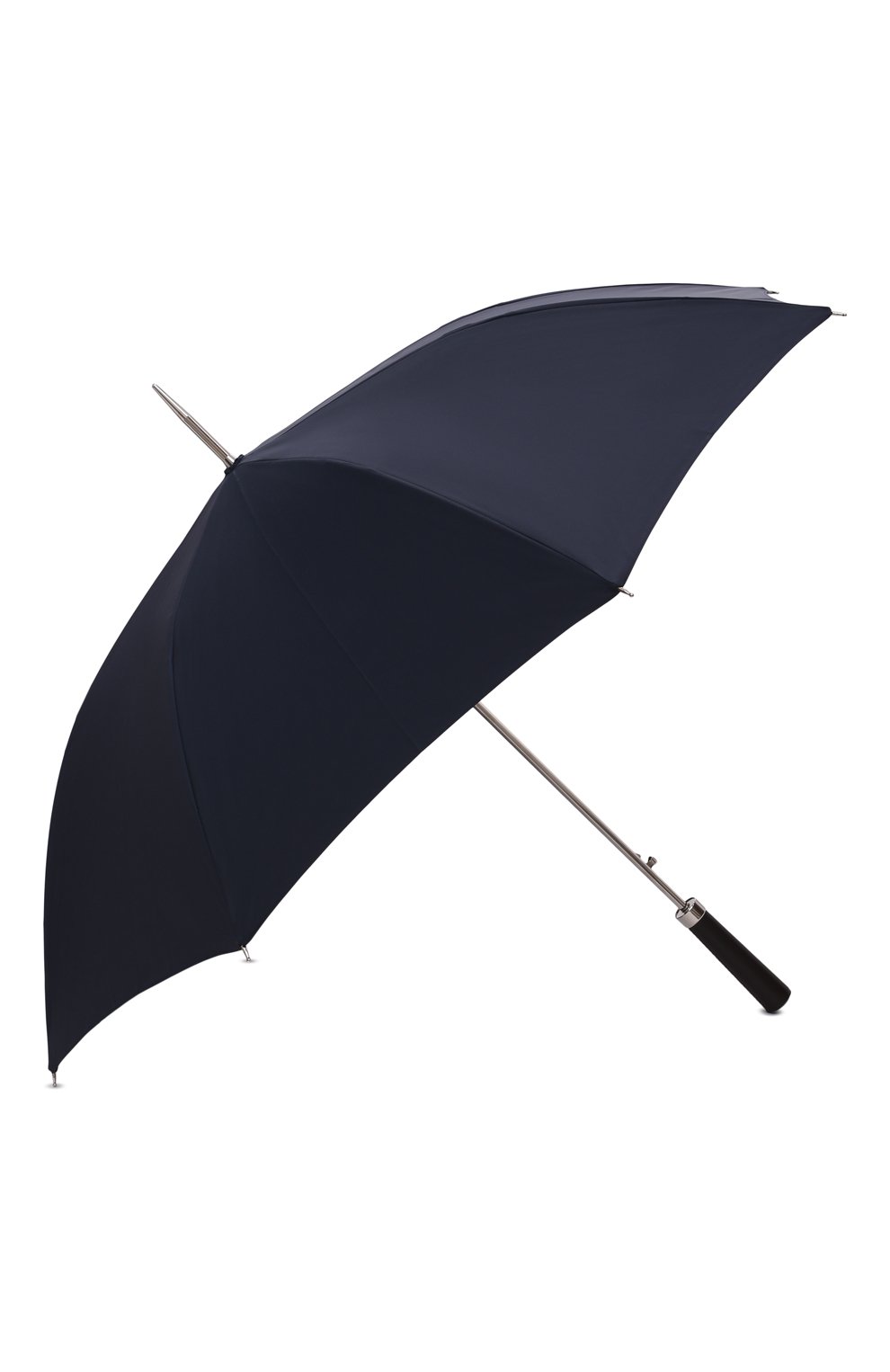 Женский зонт-трость LORO PIANA темно-синего цвета, арт. FAM1314 | Фото 2 (Материал: Текстиль, Металл)