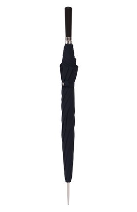 Женский зонт-трость LORO PIANA темно-синего цвета, арт. FAM1314 | Фото 4 (Материал: Текстиль, Металл)
