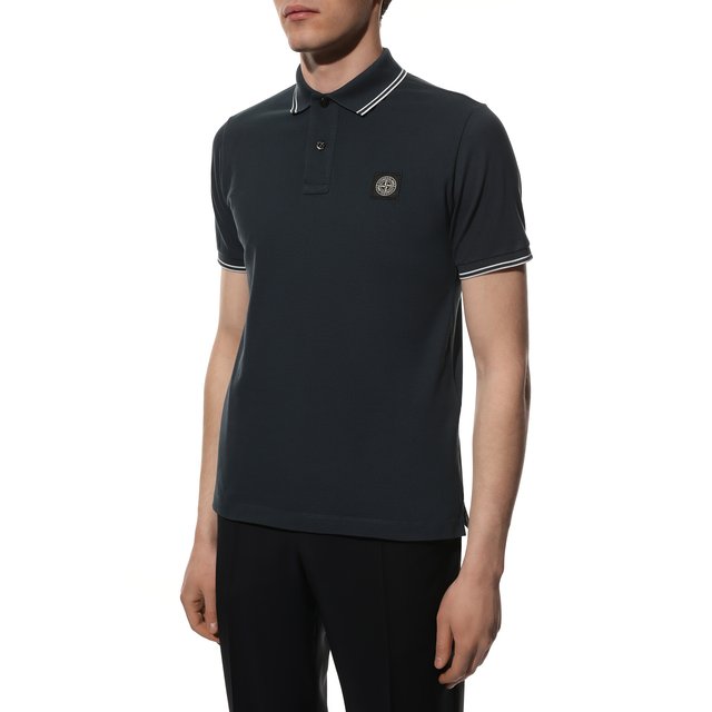 фото Хлопковое поло stone island