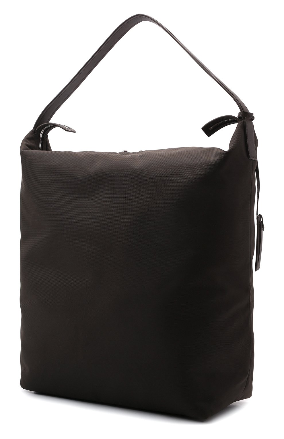 Женская сумка sling THE ROW темно-коричневого цвета, арт. W1301W256 | Фото 6 (Сумки-технические: Сумки top-handle; Материал: Текстиль; Размер: large)