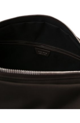 Женская сумка sling THE ROW темно-коричневого цвета, арт. W1301W256 | Фото 7 (Сумки-технические: Сумки top-handle; Материал: Текстиль; Размер: large)