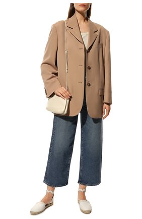 Женские текстильные эспадрильи REDVALENTINO белого цвета по цене 271000 тенге, арт. XQ0S0H57/CMD | Фото 2 Женские текстильные эспадрильи REDVALENTINO белого цвета, арт. XQ0S0H57/CMD | Фото 2 (Материал внутренний: Натуральная кожа, Текстиль; Материал внешний: Текстиль)