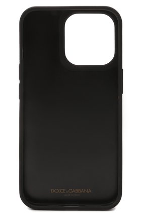 Кожаный чехол для iphone 13 pro DOLCE & GABBANA белого цвета, арт. BP3135/AQ276 | Фото 2 (Материал: Натуральная кожа)