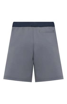 Детские хлопковые шорты EMPORIO ARMANI синего цвета по цене 16600 руб., арт. 3L4SJ8/1JHSZ | Фото 2 Детские хлопковые шорты EMPORIO ARMANI синего цвета, арт. 3L4SJ8/1JHSZ | Фото 2 (Материал внешний: Хлопок; Случай: Повседневный)
