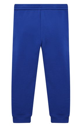 Детские хлопковые джоггеры EMPORIO ARMANI синего цвета по цене 17700 руб., арт. 3L4PFS/1JHSZ | Фото 2 Детские хлопковые джоггеры EMPORIO ARMANI синего цвета, арт. 3L4PFS/1JHSZ | Фото 2 (Материал внешний: Хлопок; Мальчики Кросс-КТ: Джоггеры-одежда; Ростовка одежда: 10 - 11 лет | 140 - 146см, 13 - 15 лет | 158 см, 16 лет | 164 см, 4 года | 104 см, 6 лет | 116 см, 8 лет | 128 см)