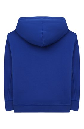 Детский хлопковое худи EMPORIO ARMANI синего цвета по цене 22750 руб., арт. 3L4MFL/1JWPZ | Фото 2 Детский хлопковое худи EMPORIO ARMANI синего цвета, арт. 3L4MFL/1JWPZ | Фото 2 (Материал внешний: Хлопок; Рукава: Длинные; Мальчики Кросс-КТ: Худи-одежда)
