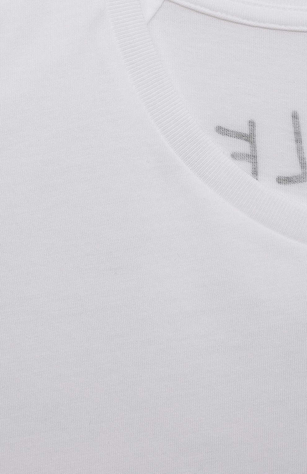 Детская хлопковая футболка MONCLER белого цвета, арт. H1-954-8C000-08-83907/8-10A | Фото 3 (Девочки Кросс-КТ: футболка-одежда; Материал внешний: Хлопок; Ростовка одежда: 10 - 11 лет | 140 - 146см, 8 лет | 128 см)