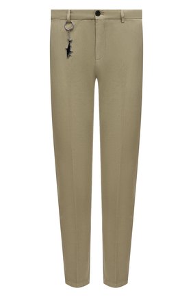 Мужские брюки из хлопка и льна PAUL&SHARK бежевого цвета, арт. 22414039/ILG | Фото 1 (Длина (брюки, джинсы): Стандартные; Материал внешний: Хлопок, Лен; Случай: Повседневный; Силуэт М (брюки): Чиносы; Стили: Кэжуэл)