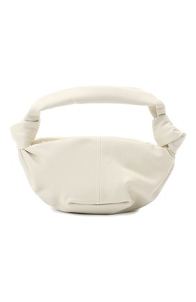 Женская сумка double knot mini BOTTEGA VENETA молочного цвета, арт. 629635/V1BW0 | Фото 1 (Размер: mini; Материал: Натуральная кожа; Сумки-технические: Сумки top-handle)