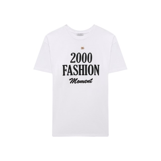 Хлопковая футболка Dolce & Gabbana L5JTIY/G7C2X/8-14