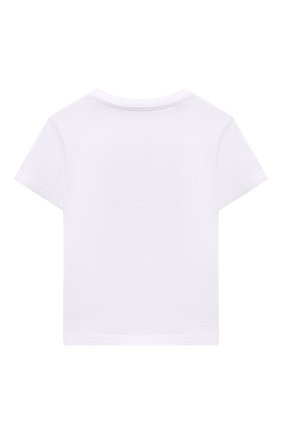 Детский хлопковая футболка DOLCE & GABBANA белого цвета, арт. L1JTDS/G7CJ5 | Фото 2 (Кросс-КТ НВ: Футболка)