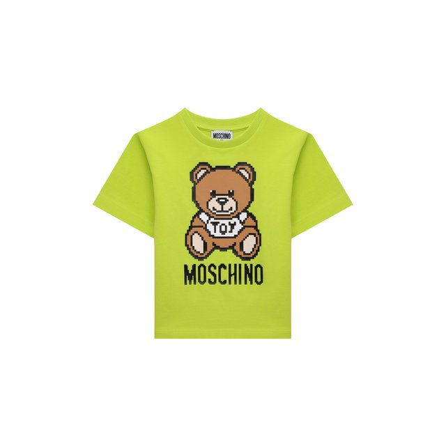 Хлопковая футболка Moschino H9M02X/LBA10/4A-8A