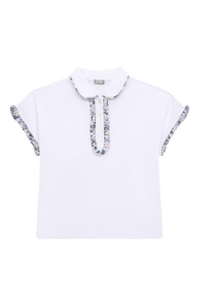 Детское хлопковое поло IL GUFO белого цвета по цене 10350 руб., арт. P22PC077M0095/10A-14A | Фото 1 Детское хлопковое поло IL GUFO белого цвета, арт. P22PC077M0095/10A-14A | Фото 1 (Рукава: Короткие; Материал внешний: Хлопок; Ростовка одежда: 9 лет | 134 см, 12 лет | 152 см, 13 - 15 лет | 158 см)