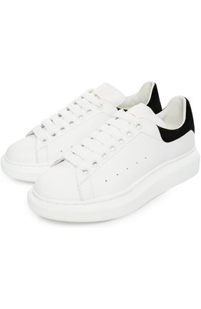 Женские кеды с контрастной вставкой на заднике ALEXANDER MCQUEEN белого цвета по цене 37550 руб., арт. 376814/WHGP7 | Фото 2 Женские кеды с контрастной вставкой на заднике ALEXANDER MCQUEEN белого цвета, арт. 376814/WHGP7 | Фото 2