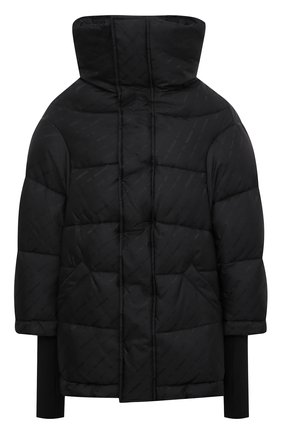Женская утепленная куртка BALENCIAGA черного цвета, арт. 659040/TK040 | Фото 1 (Длина (верхняя одежда): Короткие; Материал подклада: Синтетический материал; Материал внешний: Синтетический материал; Рукава: Длинные; Кросс-КТ: Пуховик, Утепленный, Куртка; Стили: Спорт-шик)