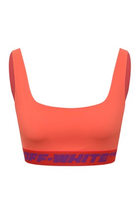 Женский бра-топ OFF-WHITE кораллового цвета по цене 29450 руб., арт. 0WV0047S22JER001 | Фото 1 Женский бра-топ OFF-WHITE кораллового цвета, арт. 0WV0047S22JER001 | Фото 1 (Материал внешний: Синтетический материал; Материал подклада: Синтетический материал; Длина (для топов): Укороченные; Женское Кросс-КТ: Топ-спорт; Стили: Спорт-шик; Рукава: На бретелях)