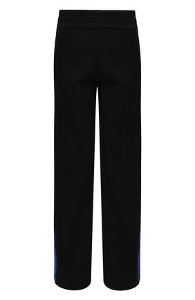 Женские брюки OFF-WHITE черного цвета, арт. 0WVI015S22JER001 | Фото 1 (Длина (брюки, джинсы): Стандартные; Женское Кросс-КТ: Брюки-одежда; Материал внешний: Синтетический материал, Хлопок; Силуэт Ж (брюки и джинсы): Прямые; Стили: Спорт-шик)